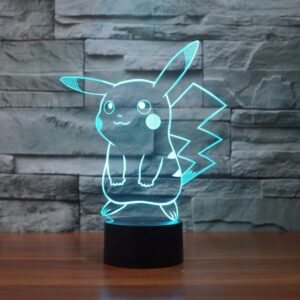 Pokemon GO Pikachu LED 7 Color Changing Night Cute Lamp - Konoha Stuff - 2