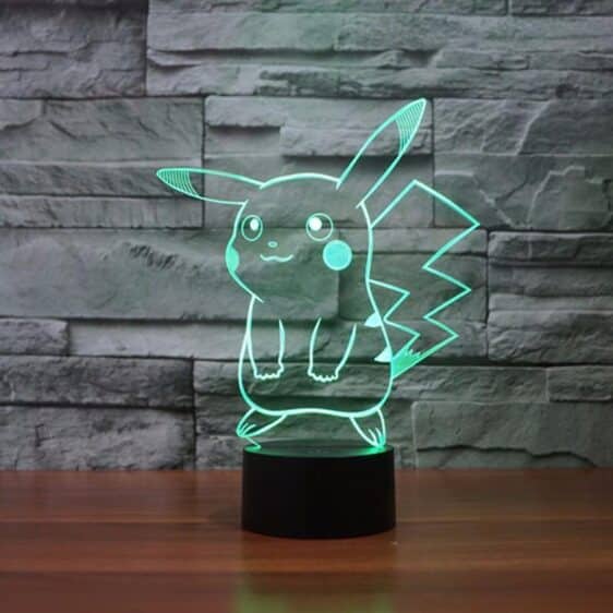 Pokemon GO Pikachu LED 7 Color Changing Night Cute Lamp - Konoha Stuff - 3