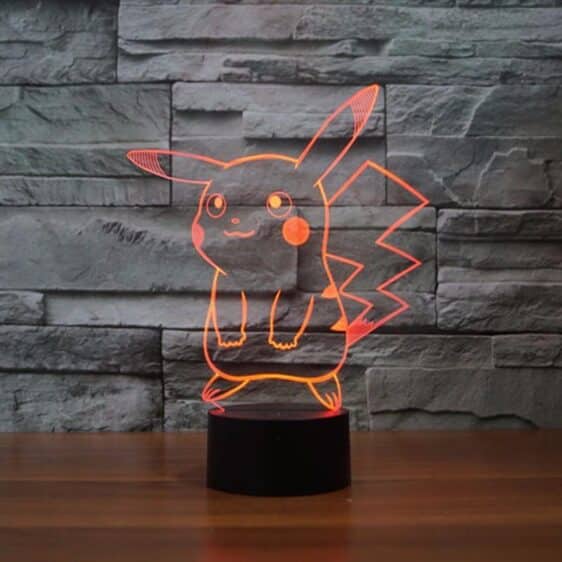 Pokemon GO Pikachu LED 7 Color Changing Night Cute Lamp - Konoha Stuff - 6
