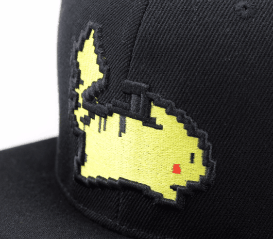 Pokemon GO Pikachu Pixels Running Embroidery Hip Hop Hat Cap Snapback - Konoha Stuff - 2
