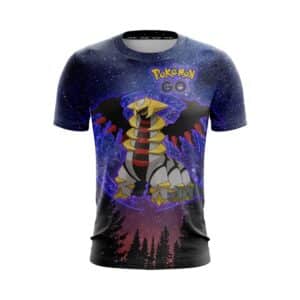 Pokemon Go Draconic Giratina Night Sky 3D Print T-Shirt