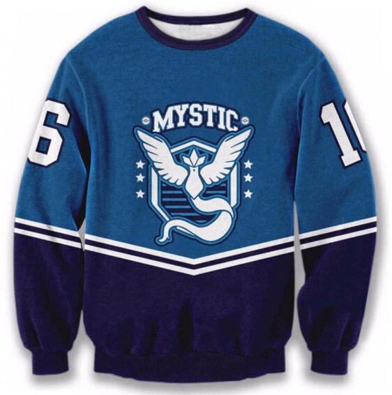 Pokemon Go Team Mystic Symbol 16 Streetwear Blue Sweatshirt - Konoha Stuff - 1