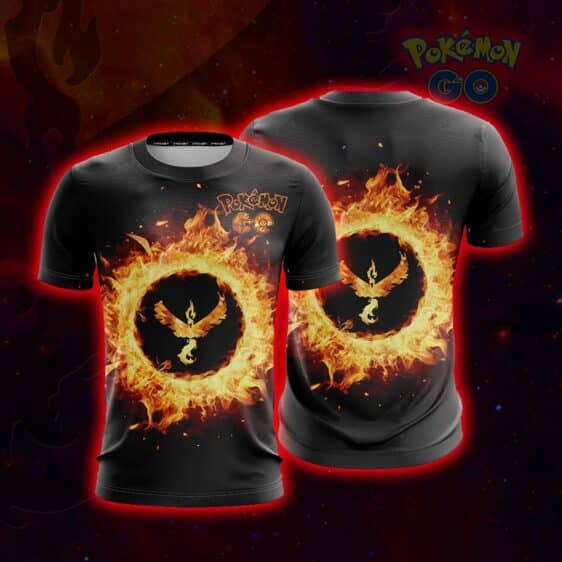 Pokemon Go Team Valor Moltres Fiery T-Shirt