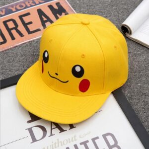 Pokemon Pikachu Cute Anime Yellow Hip Hop Hat Cap Snapback - Konoha Stuff - 1