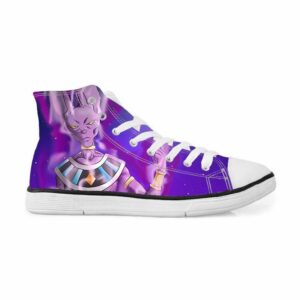 Powerful Lord Beerus God of Destruction Cat Sneakers Converse Shoes