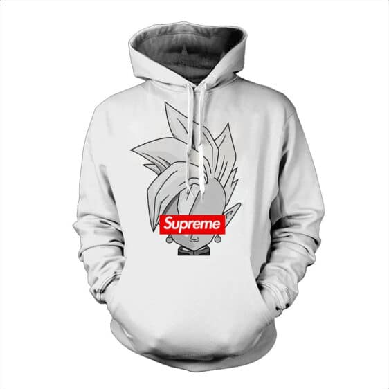 DBZ Shin Supreme Kai Logo Creative White Edition Hoodie