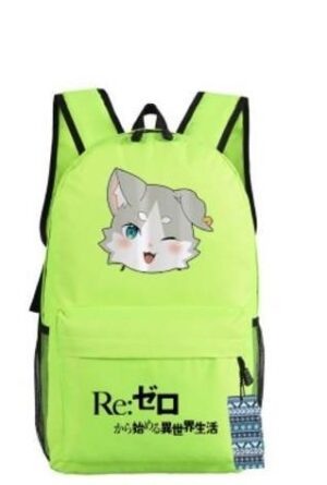 Re Zero Pack Spirit Cat Beast of the End Adorable Design Backpack - Konoha Stuff - 1