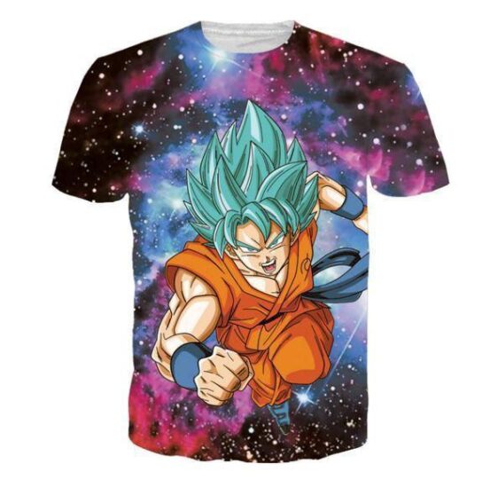 SSGSS Goku Whis Symbol Resurrection F Galaxy T-Shirt - Saiyan Stuff