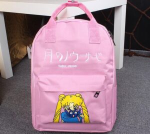 Sailor Moon Usagi Tsukino Lovely Cat Luna Candy Colorful Trendy Backpack - Konoha Stuff - 1
