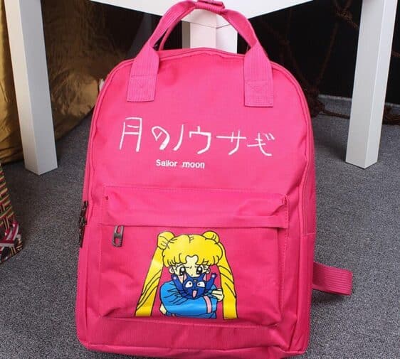 Sailor Moon Usagi Tsukino Lovely Cat Luna Candy Colorful Trendy Backpack - Konoha Stuff - 5