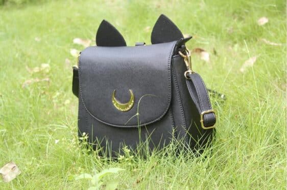 Sailor Moon Usagi Tsukino Luna Crescent Symbol Trendy Design Bag Backpack - Konoha Stuff - 3
