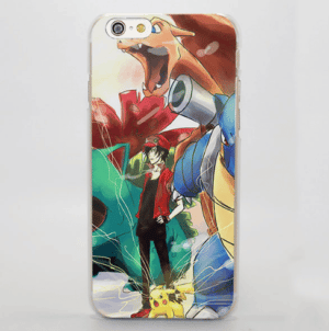 Blastoise Charizard Venusaur Pikachu iPhone 4 5 6 7 Plus Case - Konoha Stuff