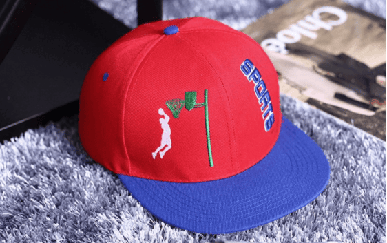 Slam Dunk Brand Logo Basketball Sports Red Cap Baseball Hat Snapback - Konoha Stuff - 2