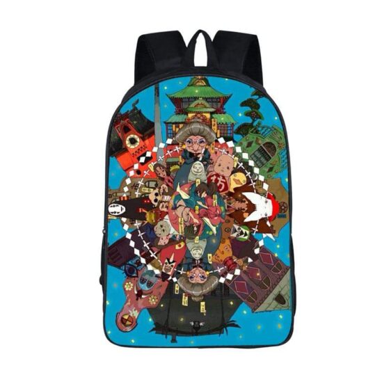 Spirited Away Vibrant Circle Of Character Backpack