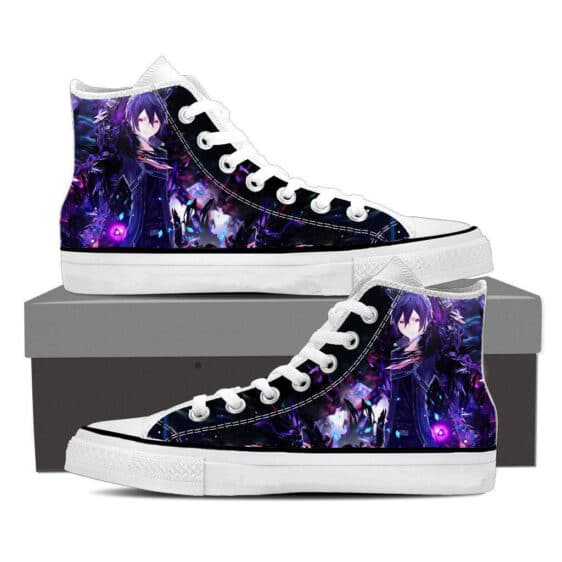 Sword Art Online Crystalized Kirito Cold Eyes Sneakers Shoes