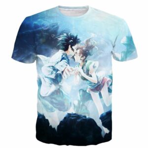 Sword Art Online SAO Blue Water Cool Fashion 3D T-Shirt - Konoha Stuff