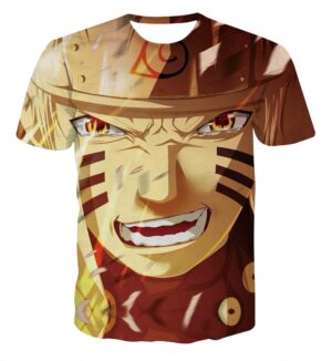 Teary Eyed Naruto Uzumaki Six Paths Sage Mode Fox T-Shirt
