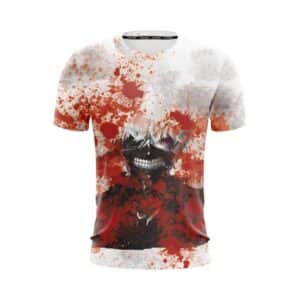 Tokyo Ghoul Kaneki Ken With A Lot Of Blood Stains T-Shirt