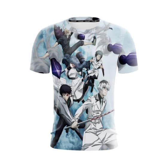 Tokyo Ghoul The Quinx Squad Ghoul Investigator Blue T-Shirt