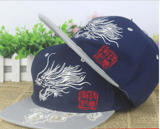 Tomb Notes Daomu Biji Dragon Embroidery Hip Hop Hat Cap Snapback - Konoha Stuff