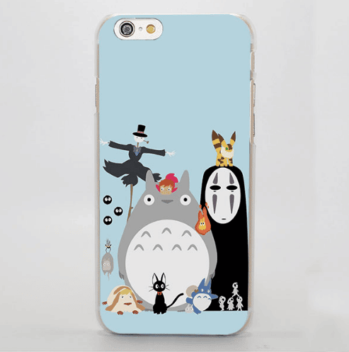 Totoro No Face And Kakashi No Kabu iPhone 4 5 6 7 Plus Case - Konoha Stuff