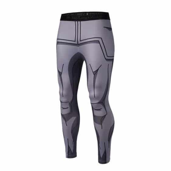 Vegeta Resurrection F Armor Black Waist Fitness Gym Compression Leggings Pants - Saiyan Stuff - 1