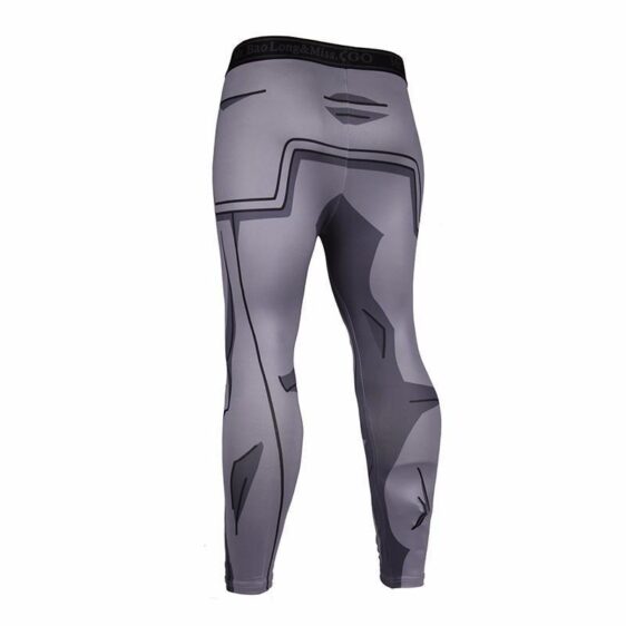 Vegeta Resurrection F Armor Black Waist Fitness Gym Compression Leggings Pants - Saiyan Stuff - 2