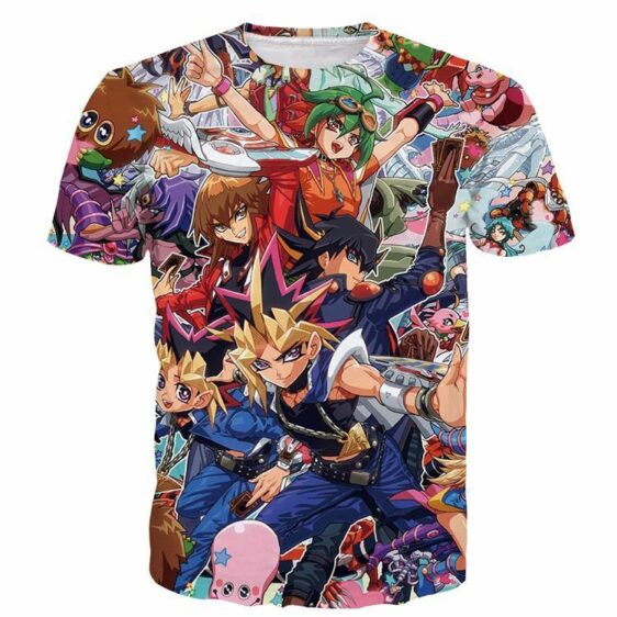 Yu-Gi-Oh! Arc-v Yusei Yugi Jaden Yuma Yuya All In One T-shirt - Konoha Stuff - 1