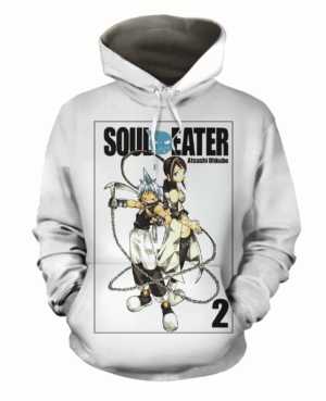 Soul Eater The Fearless Atsushi Ohkubo White Comfy Hoodie