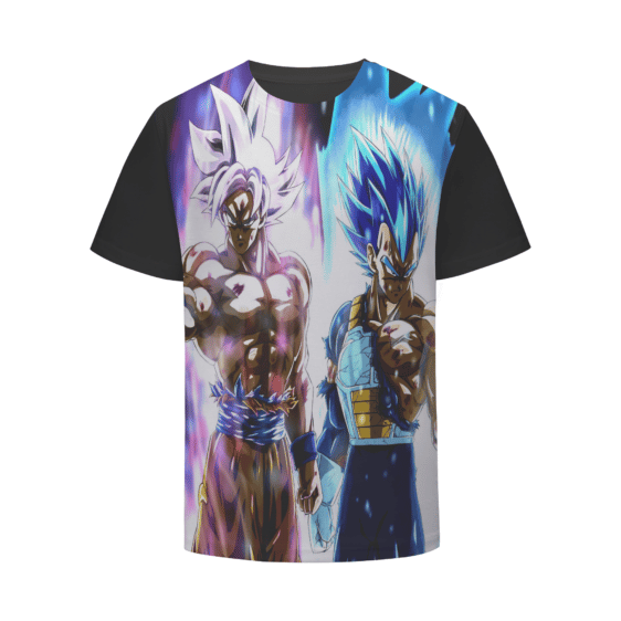 Dragon Ball Z White Hair Goku Ultra Instinct & Vegeta T-Shirt