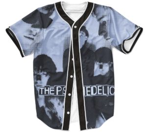 The Psychedelic Furs Rock Band Cover Black Baseball Jersey