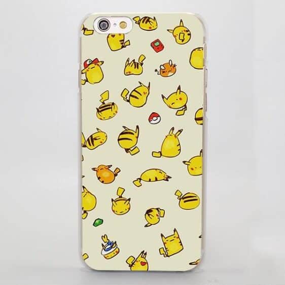 Pokemon Pikachu Cutie Rodent Pattern Charming iPhone Case