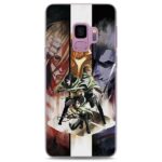 Attack On Titan Characters Split Screen Samsung Galaxy Note S Series Case