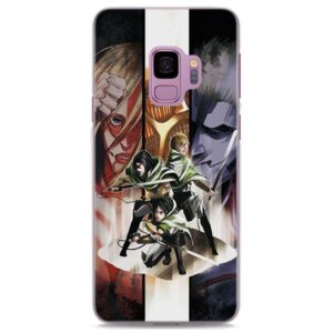 Attack On Titan Characters Split Screen Samsung Galaxy Note S Series Case