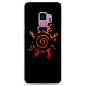 Naruto Four Symbols Seal Black Samsung Galaxy Note S Series Case