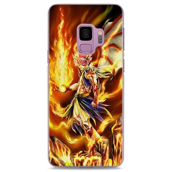 Fairy Tail Natsu Iconic Fire Dragon King Samsung Galaxy Note S Case