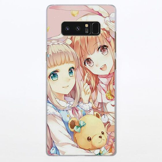 Kawaii Best Friends Anime Girls Pink Samsung Galaxy Note S Series Case