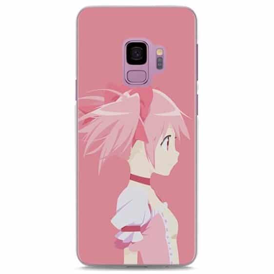 Puella Magi Madoka Magica Pink Minimalist Madoka Samsung Galaxy Note S Case