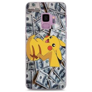 Pokemon Rich Pikachu US Dollar Samsung Galaxy Note S Case
