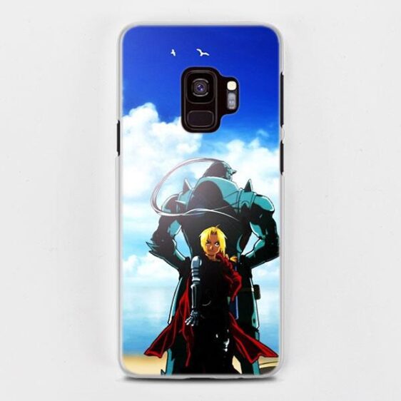 Full Metal Alchemist Elric Brothers Blue Sky Samsung Galaxy Note S Case