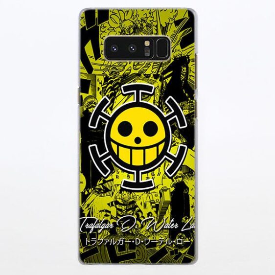 One Piece Trafalgar Law Symbol Yellow Samsung Galaxy Note S Series Case