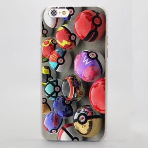 Pokemon Poke Balls Trainer Storage Colorful iPhone Case
