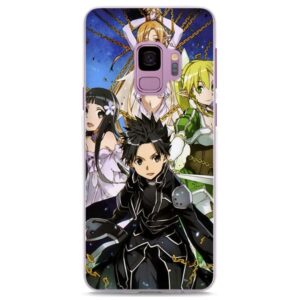Sword Art Online Kirito Asuna Yui Leafa ALO Samsung Galaxy Note S Series Case