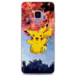 Pokemon Pikachu Artistic Leaves Samsung Galaxy Note S Case
