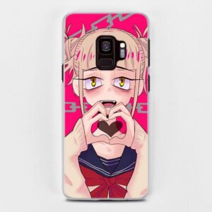My Hero Academia Himiko Toga Hand Heart Pink Samsung Galaxy Note S Case