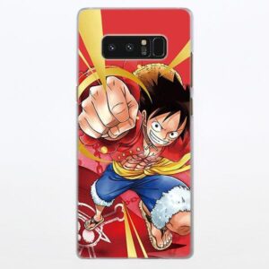 One Piece Powerful Luffy Clenched Fist In Fire Samsung Galaxy Note S Series Case