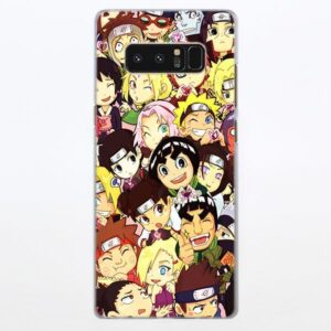 Naruto Characters Chibi Drawing Style Samsung Galaxy Note S Series Case