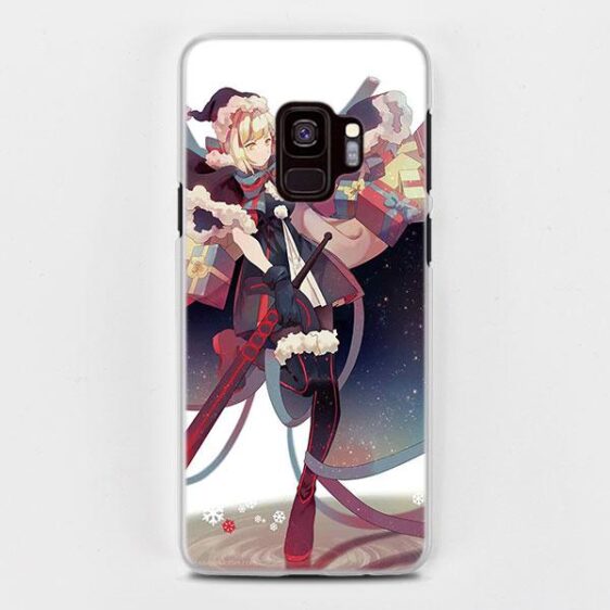 Fate/Stay Night Saber Christmas Fan Art Samsung Galaxy Note S Case