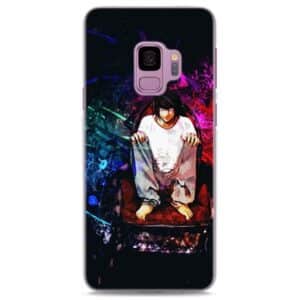 Death Note L Colorful Splatter Art Samsung Galaxy Note S Series Case