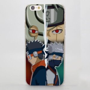 Naruto Kakashi Hatake Obito Uchiha Stylish iPhone Case